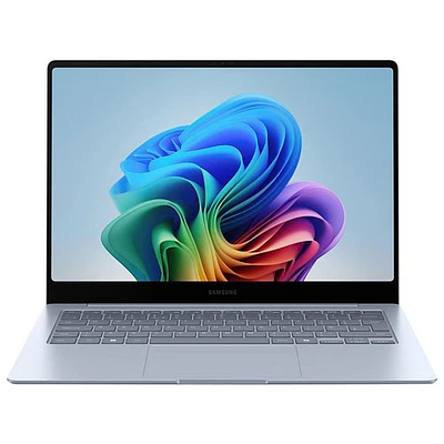 Portable à écran tactile de 14 po Galaxy Book4 Edge de Samsung - Bleu saphir (Snapdragon X Elite/RAM 16 Go/SSD 512 Go) - Anglais