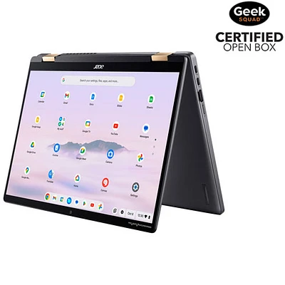 Boîte ouverte - Chromebook à écran tactile de 14 po Plus Spin 714 d'Acer (CU5125U/RAM 16 Go/SSD 512 Go/ChromeOS)