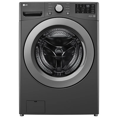 Open Box - LG 5.8 Cu. Ft. Front Load Washer (WM3470CM) - Middle Black - Scratch & Dent