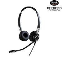 Open Box - Jabra Biz 2400 II On-Ear Noise Cancelling Sound Isolating Headphones w/Mic - Black