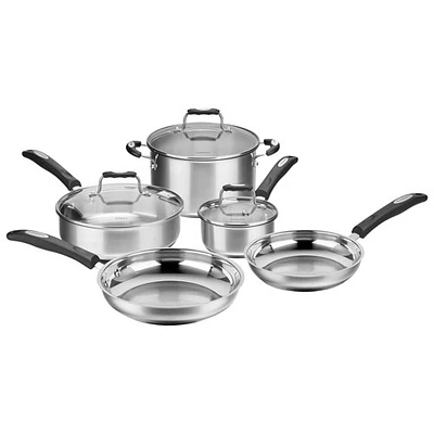 Cuisinart 8-Piece Stainless Steel Cookware Set - Silver