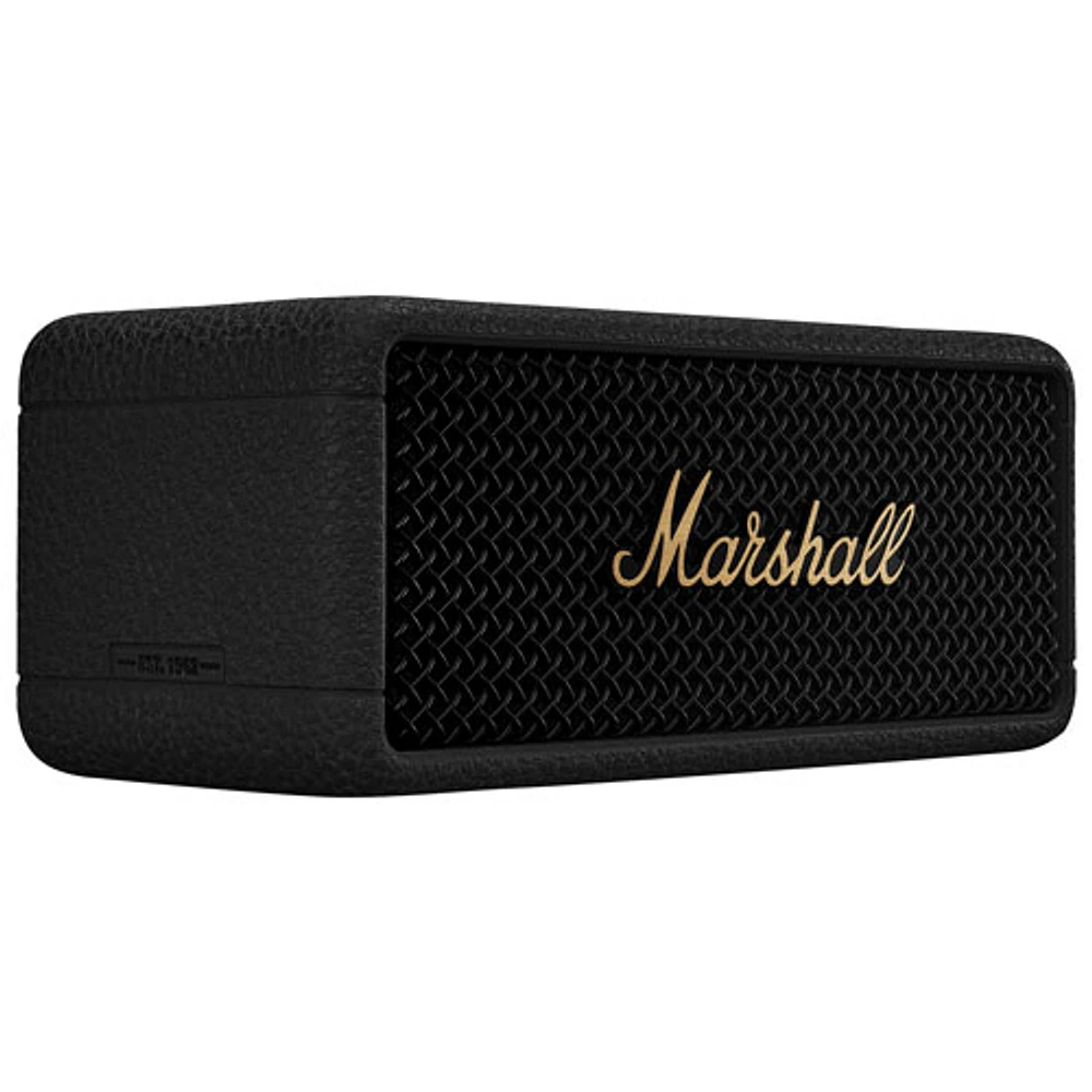 Haut-parleur sans fil Bluetooth Emberton III de Marshall - Noir/Laiton