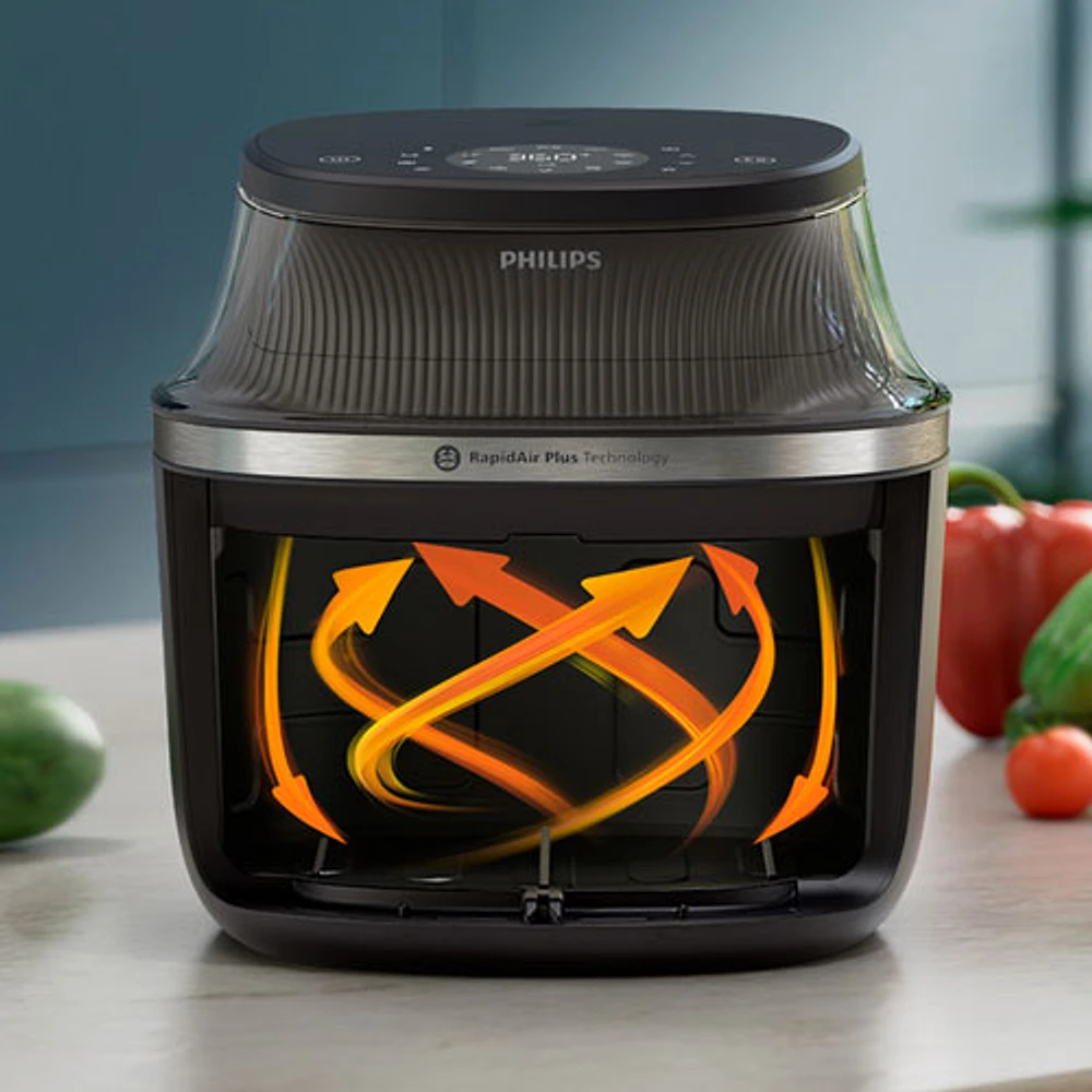 Philips 3000 Series Air Fryer - 7.2L/7.6QT - Black