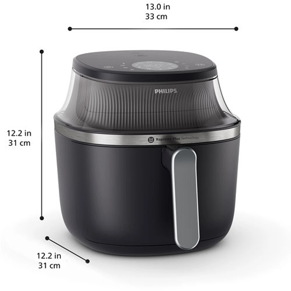 Philips 3000 Series Air Fryer - 7.2L/7.6QT - Black