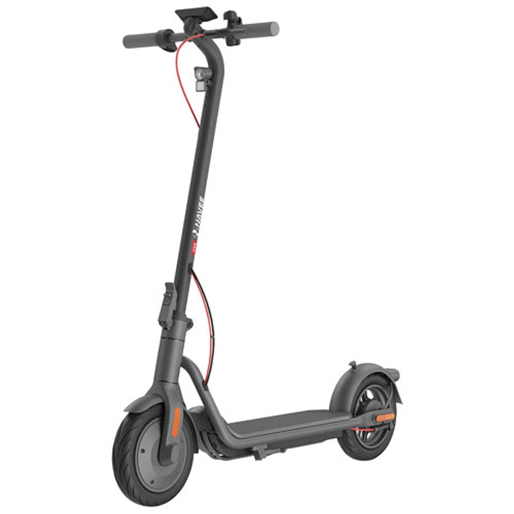 NAVEE V25 Smart Electric Scooter (600W Motor/25km Range/30km/h Top Speed) - Grey