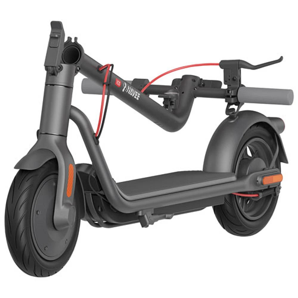 NAVEE V25 Smart Electric Scooter (600W Motor/25km Range/30km/h Top Speed) - Grey