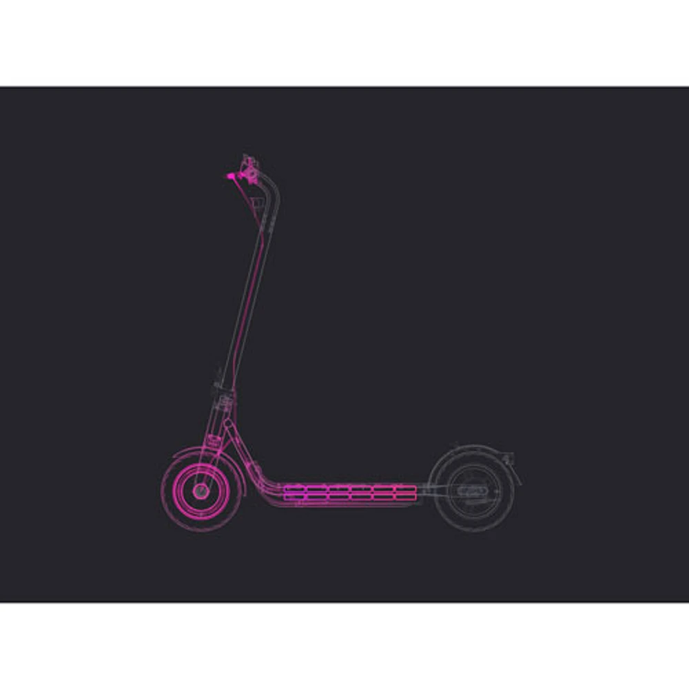 NAVEE V25 Smart Electric Scooter (600W Motor/25km Range/30km/h Top Speed) - Grey