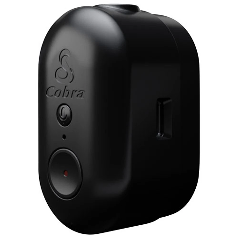 Caméra de tableau de bord QHD 1440p discrète SC120 de Cobra avec Wi-Fi et GPS