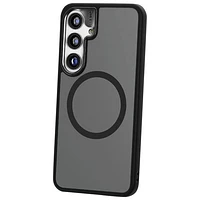 TUFF8 GlideGuard Rugged Case with MagSafe for Galaxy S25 - Smoke Black