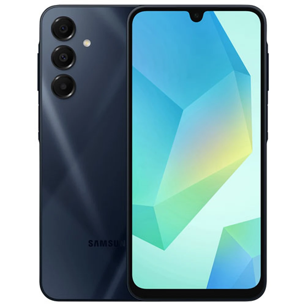 TELUS Samsung Galaxy A16 5G 128GB - Blue Black - Monthly Financing