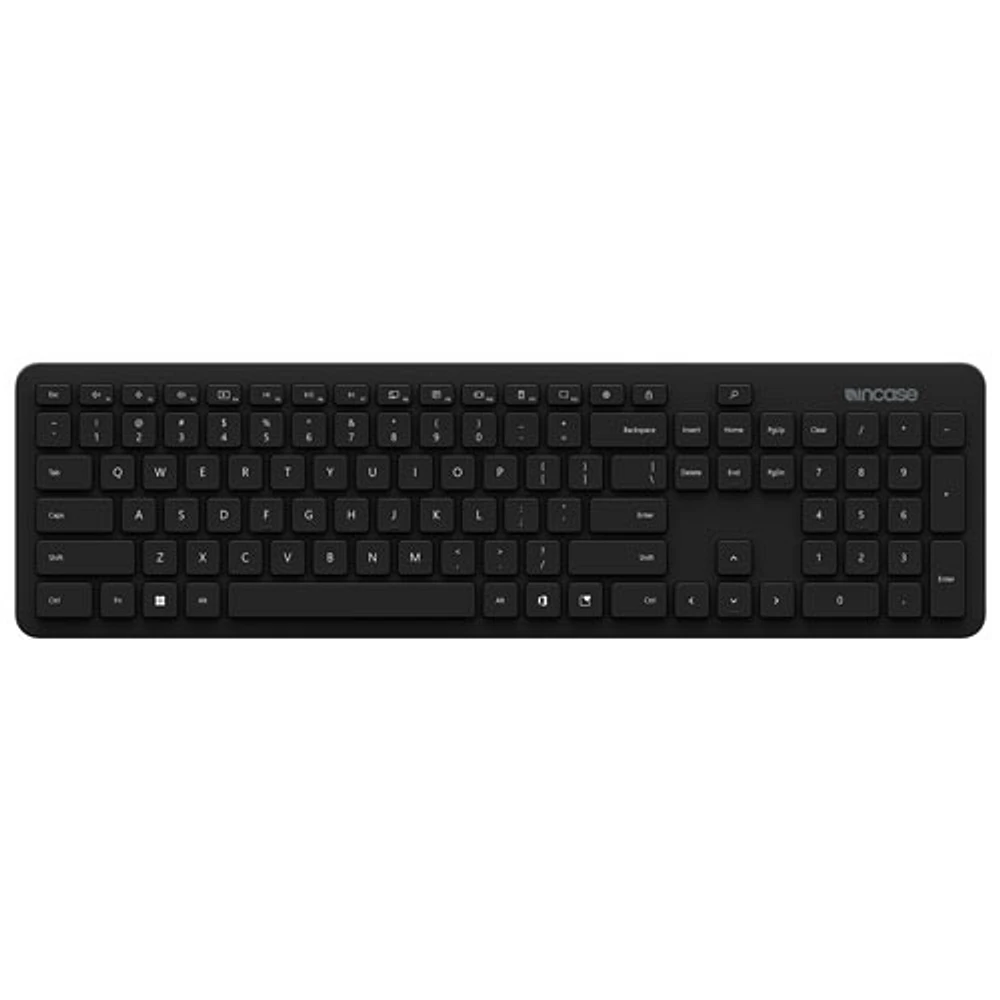 Incase Designed By Microsoft Wireless Bluetooth Keyboard - Black - English