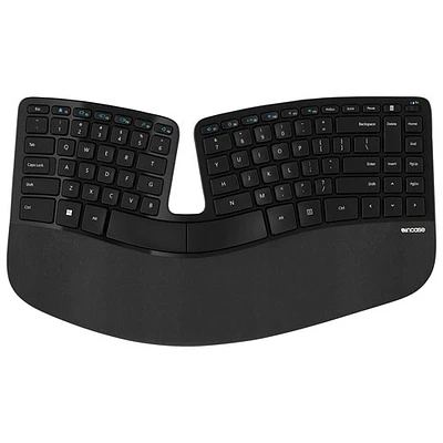 Incase Designed By Microsoft Sculpt Ergonomic Wireless TKL Keyboard - Black - English - Only at Best Buy