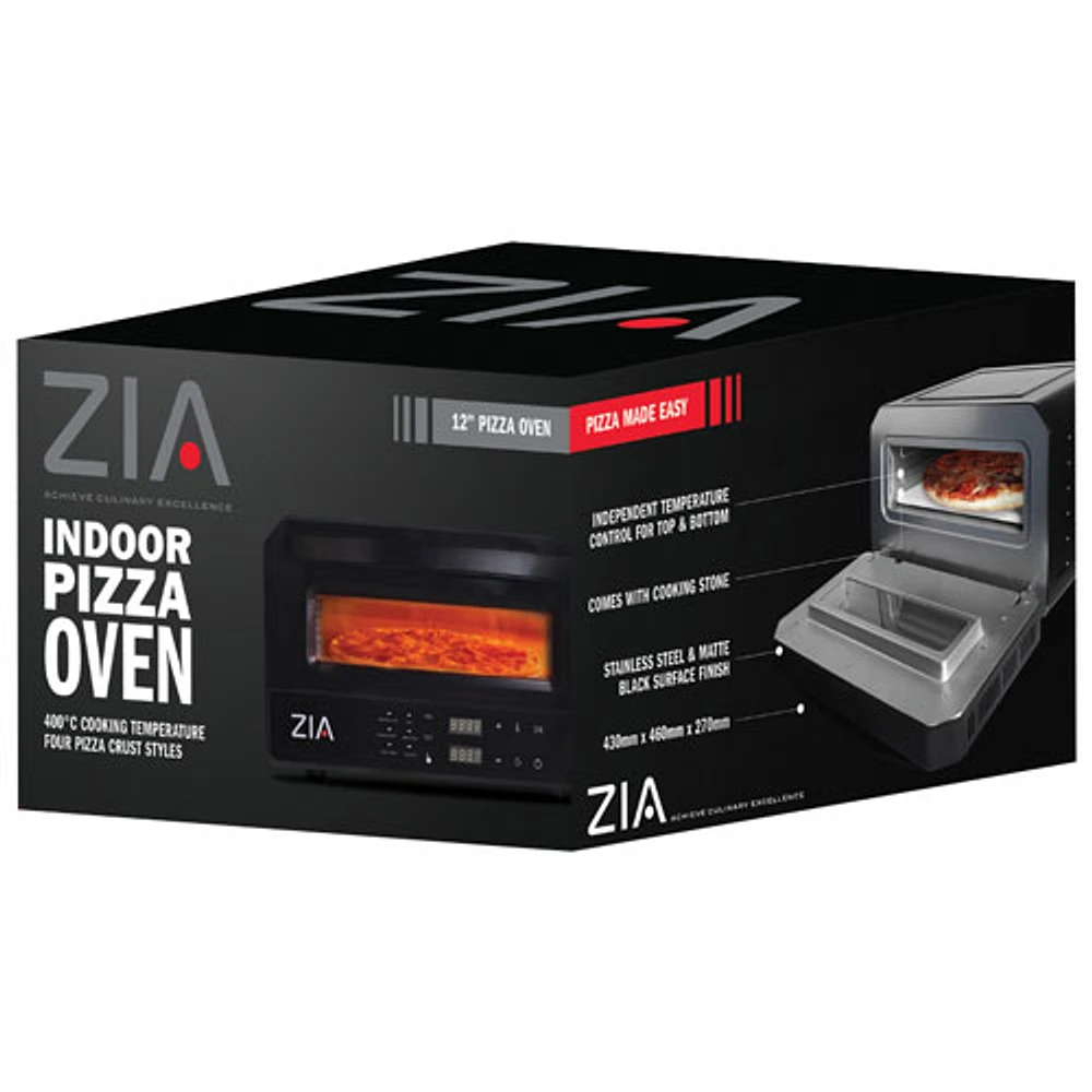 ZIA Pizzeria 12" Indoor Pizza Oven - Black