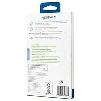 Insignia Fitted Hard Shell Case for Galaxy S25 - Clear - Only at Best Buy
