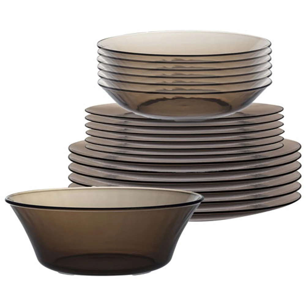 Duralex Lys -Piece Tempered Glass Dinnerware Set