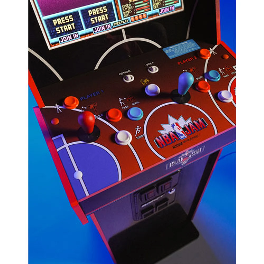 Borne d'arcade de luxe NBA JAM d'Arcade1Up