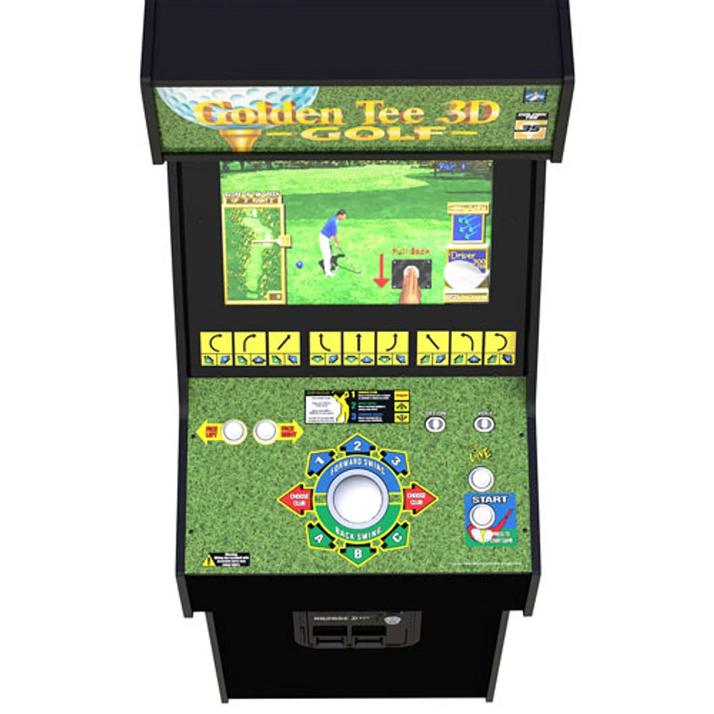 Arcade1Up Golden Tee 3D Golf 35th Anniversary Arcade Machine