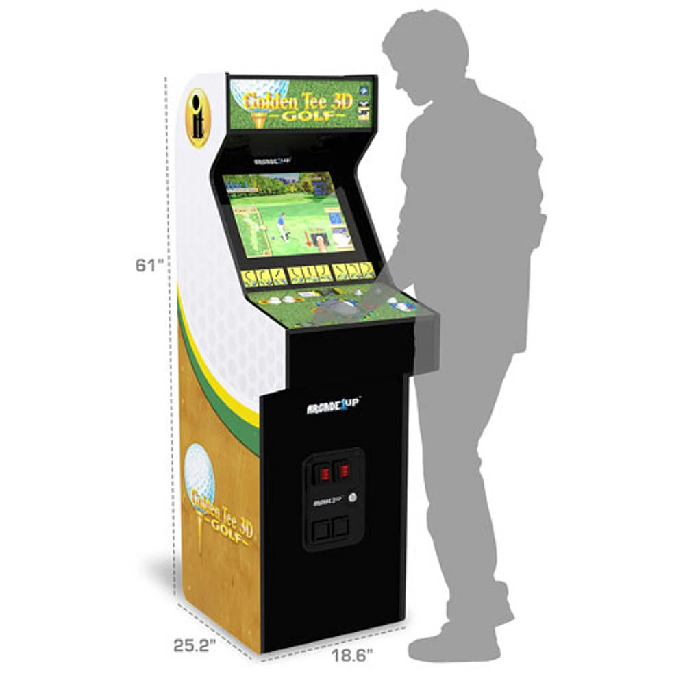 Arcade1Up Golden Tee 3D Golf 35th Anniversary Arcade Machine