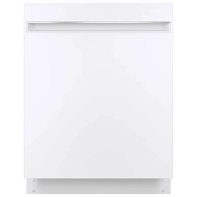 Open Box - GE 24" 51dB Built-In Dishwasher with Stainless Steel Tub (GDT225SGLWW) -White -Scratch & Dent