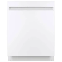 Open Box - GE 24" 51dB Built-In Dishwasher with Stainless Steel Tub (GDT225SGLWW) -White -Scratch & Dent