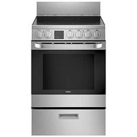 Open Box - Haier 24" 2.9 Cu. Ft. Convection Smooth Top Electric Range (QCAS740RMSS) - Perfect Condition