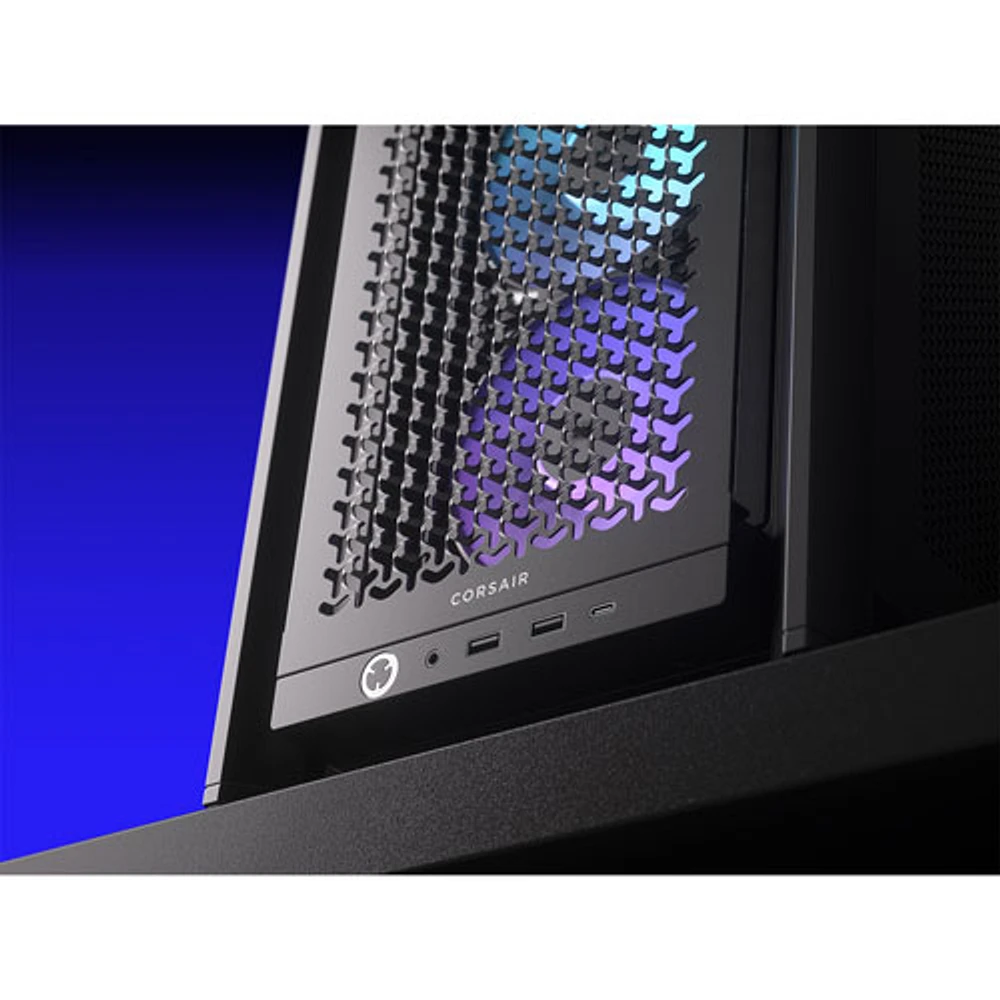 Corsair Frame 4000D ARGB Mid-Tower ATX Computer Case - Black