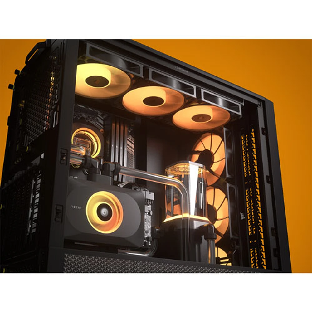 Corsair Frame 4000D ARGB Mid-Tower ATX Computer Case - Black