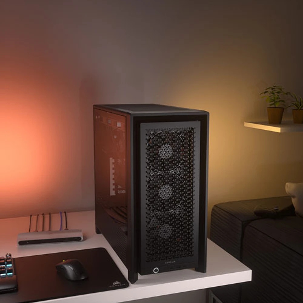Corsair Frame 4000D Mid Tower ATX Computer Case - Black