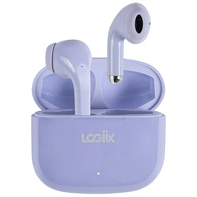 Écouteurs boutons 100 % sans fil Vibrance Melody de LOGiiX - Lavande