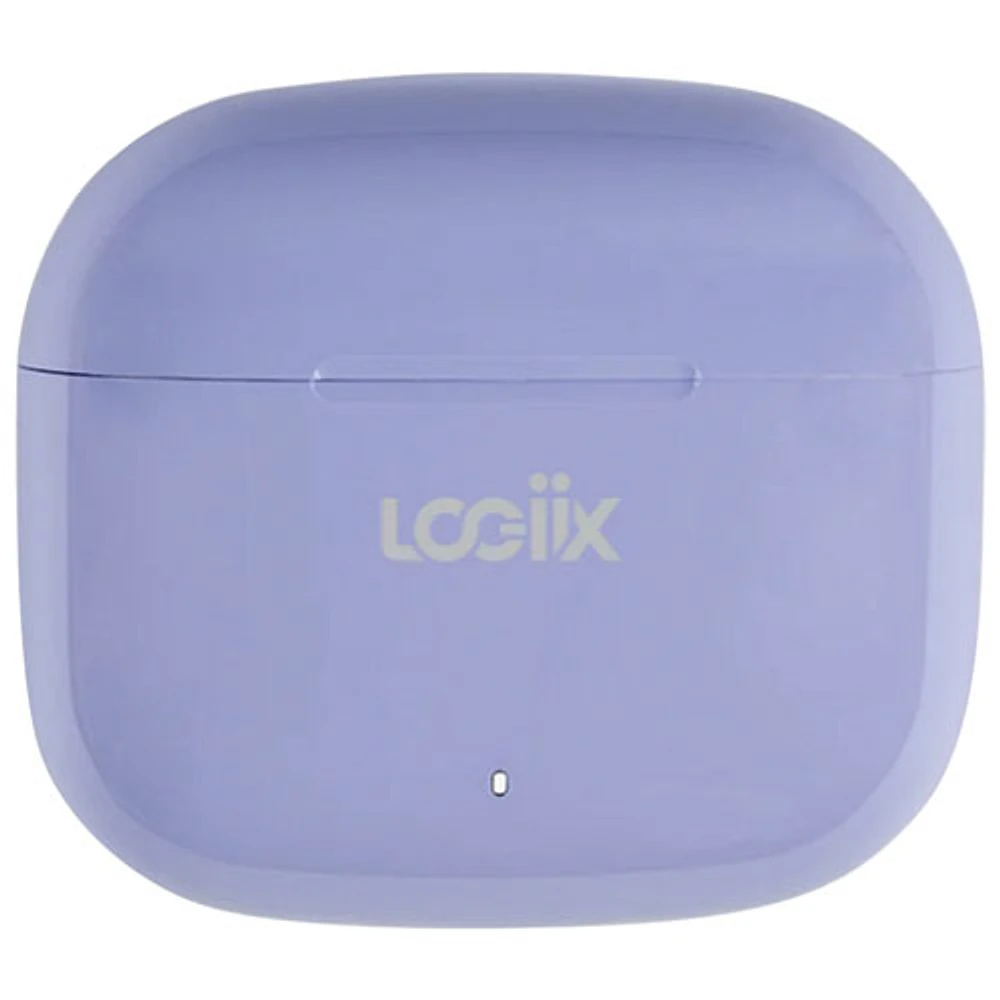 Écouteurs boutons 100 % sans fil Vibrance Melody de LOGiiX - Lavande