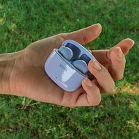 Écouteurs boutons 100 % sans fil Vibrance Melody de LOGiiX - Lavande