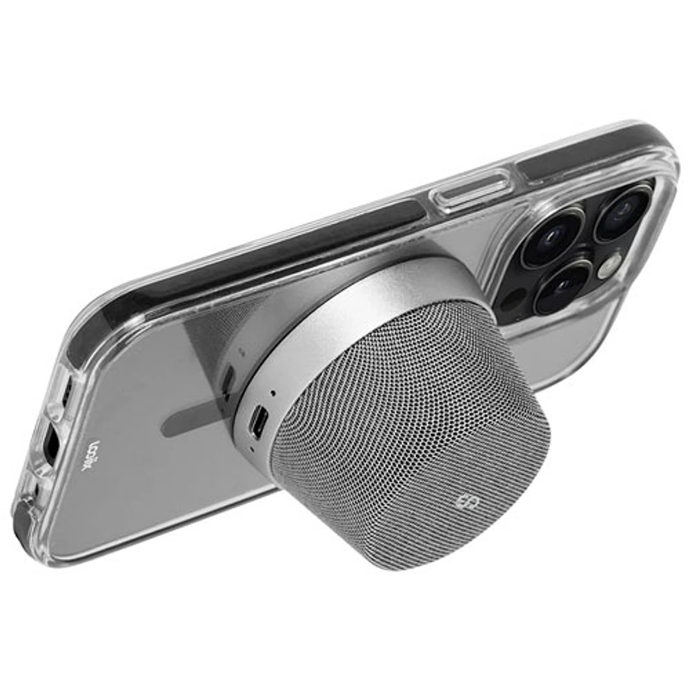 LOGiiX Blue Piston Mini Mag Wireless Bluetooth Speaker - Silver