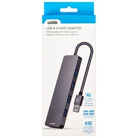 LOGiiX 4-Ports USB 3.0 Hub (LGX-13699) - Graphite Grey