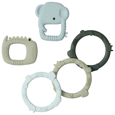 Loulou Lollipop Elephant & Alligator Wild Teether Bundle (PL001)