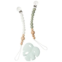 Loulou Lollipop Monstera Soothing Teether Bundle (PL004)