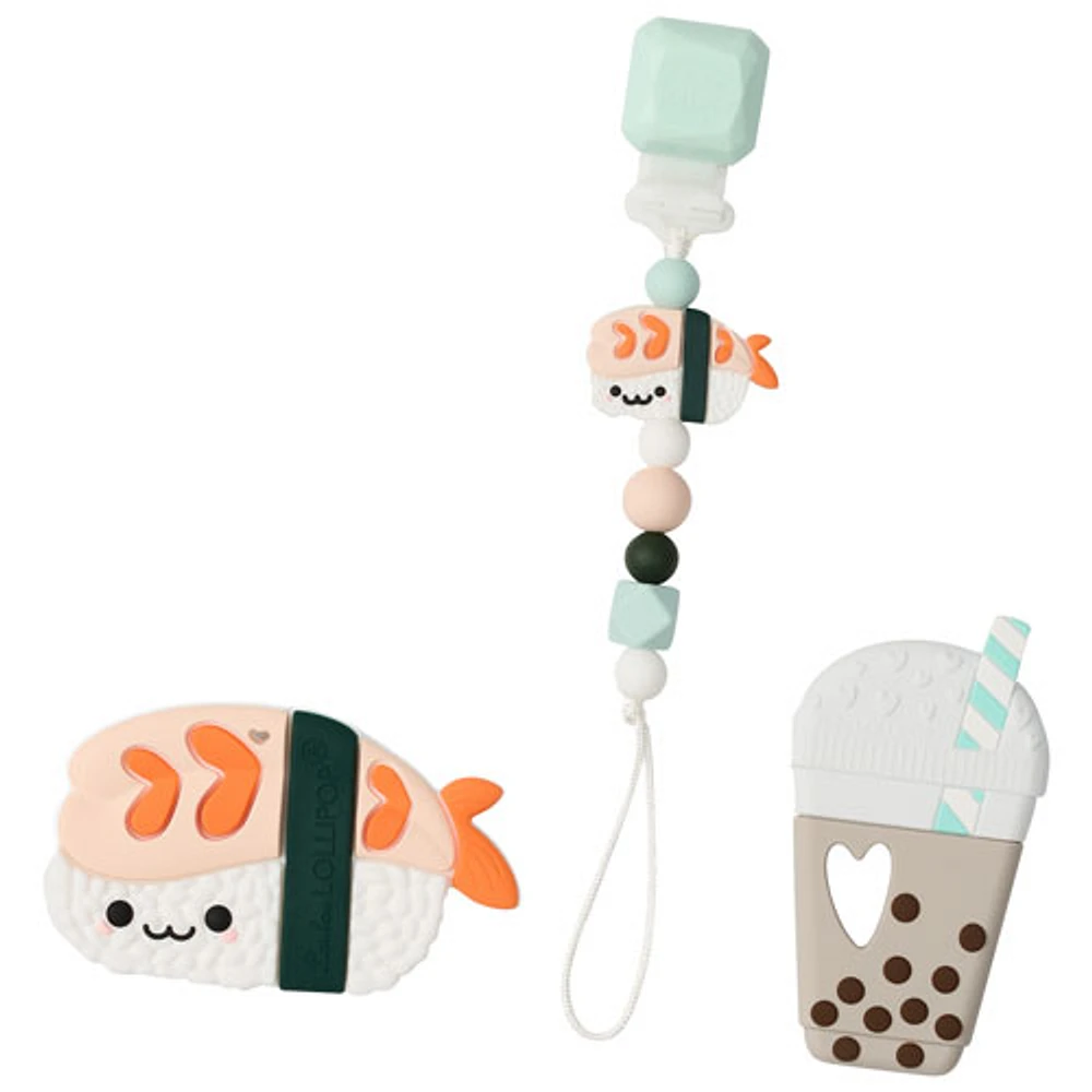 Loulou Lollipop Ebi & Bubble Tea Soothing Teether Bundle (PL008)