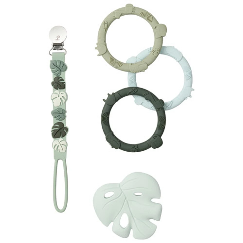 Loulou Lollipop Monstera Soothing Teether Bundle (PL011)