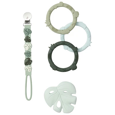 Loulou Lollipop Monstera Soothing Teether Bundle (PL011)