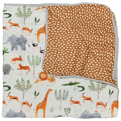 Loulou Lollipop Safari Jungle Muslin Quilt