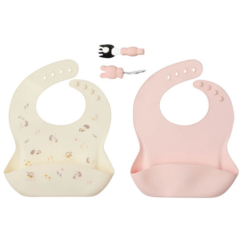 LouLou Lollipop Bunny Learning Feeding Set (ET008)