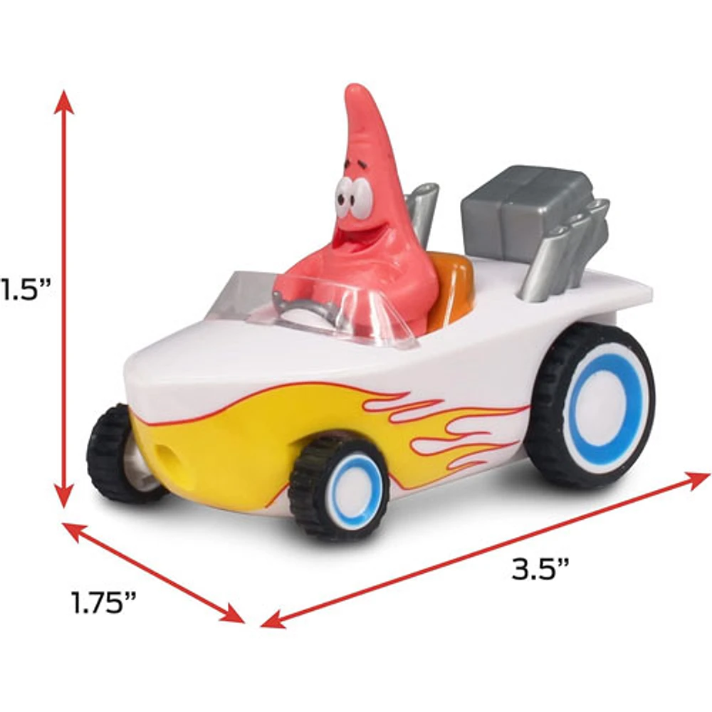 Spongebob Squarepants: Hot Rod Boat Pull-Back Toy