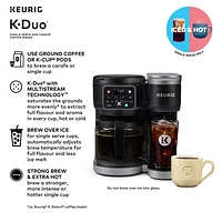 Keurig K-Duo Single Serve & Carafe Coffee Maker - Black