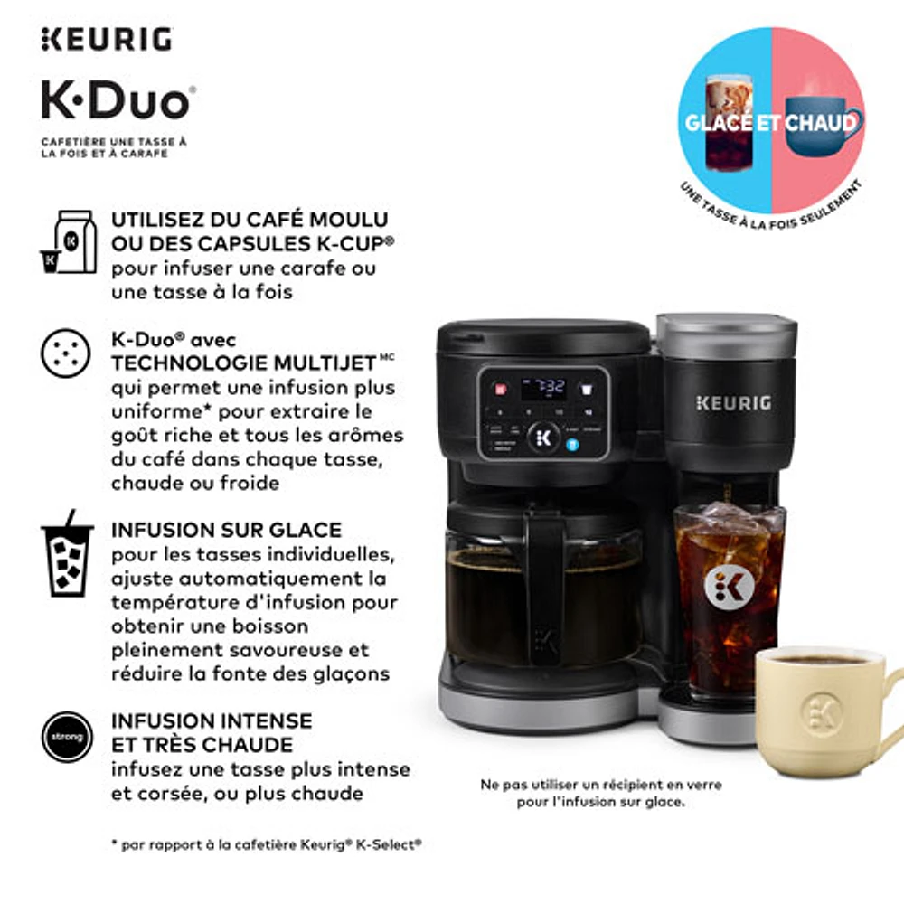 Keurig K-Duo Single Serve & Carafe Coffee Maker - Black