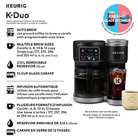 Keurig K-Duo Single Serve & Carafe Coffee Maker - Black