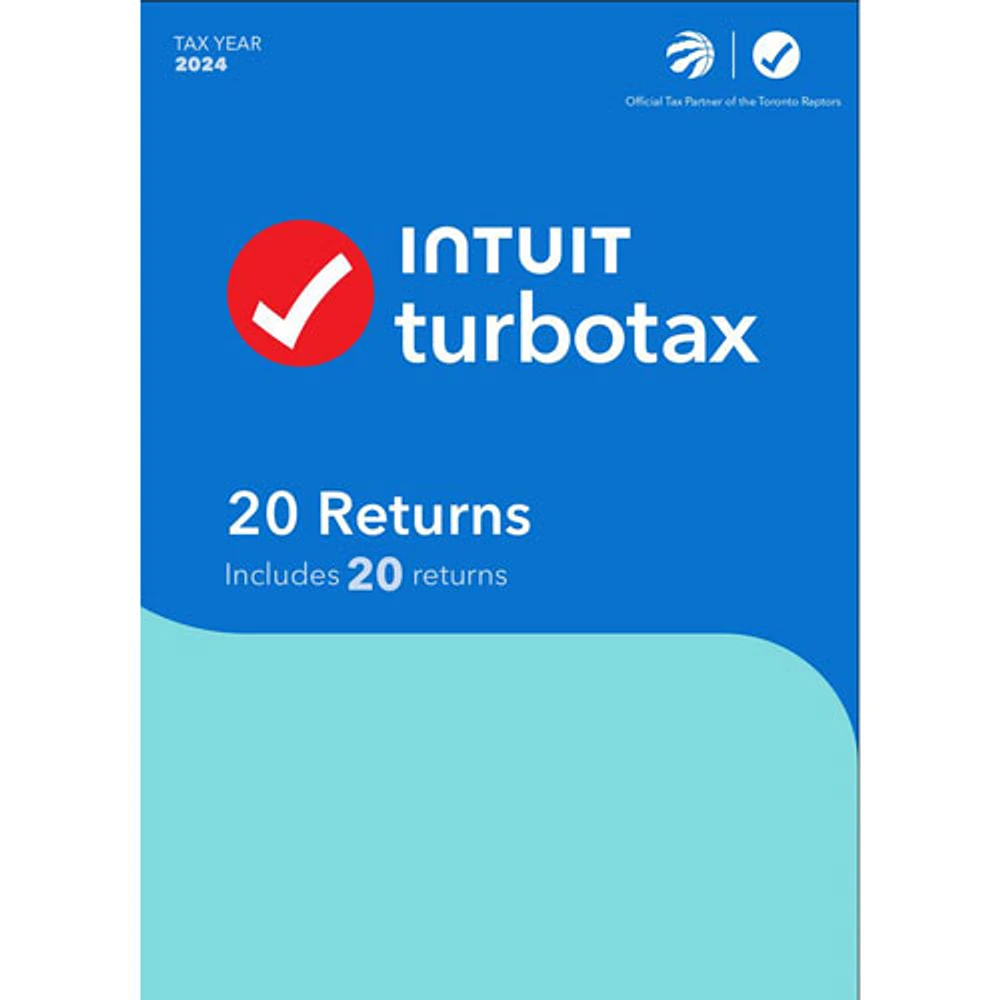 TurboTax 2024 (PC) - 3 utilisateurs - 20 déclarations - Anglais - Téléchargement numérique