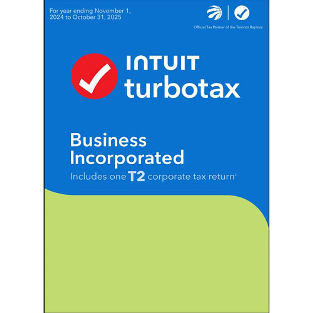 TurboTax Business Incorporated 2024 (PC) - 1 déclaration - Anglais - Téléchargement numérique