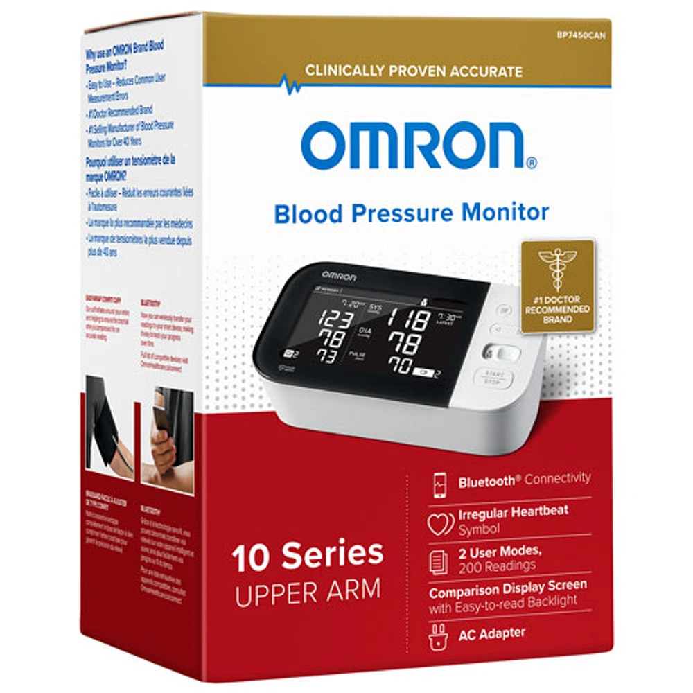 Tensiomètre pour le bras Série 10 d'Omron (BP7450CAN)