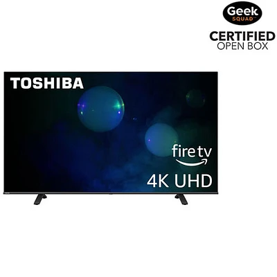 Boîte ouverte - Téléviseur intelligent Fire HDR DEL UHD 4K de 65 po de Toshiba (65C350LC) - 2023