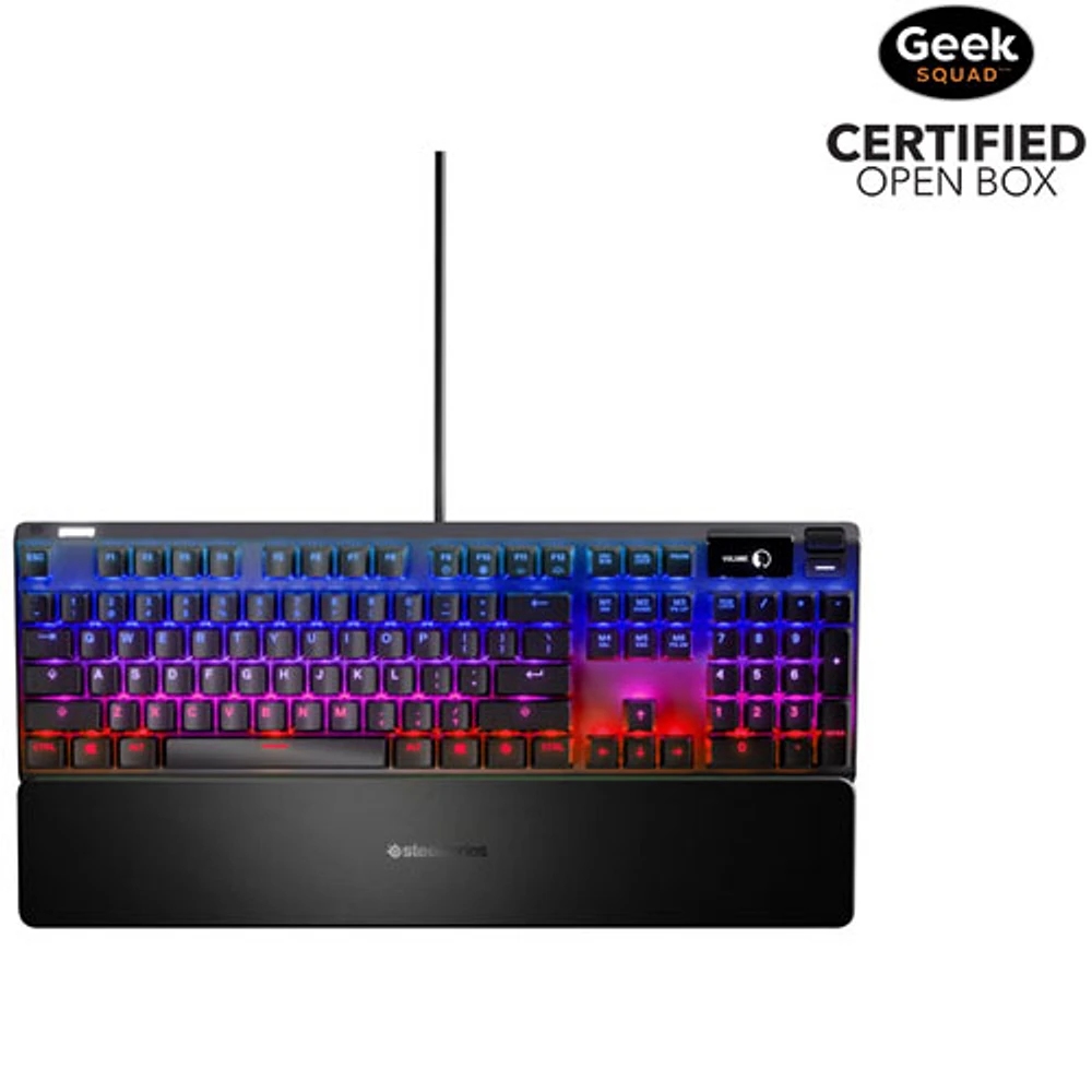 Open Box - SteelSeries Apex Pro Backlit Mechanical OmniPoint Gaming Keyboard