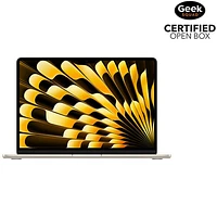 Open Box - Apple MacBook Air 13.6" w/ Touch ID (2022) - Starlight (Apple M2 / 16GB RAM / 256GB SSD) - English